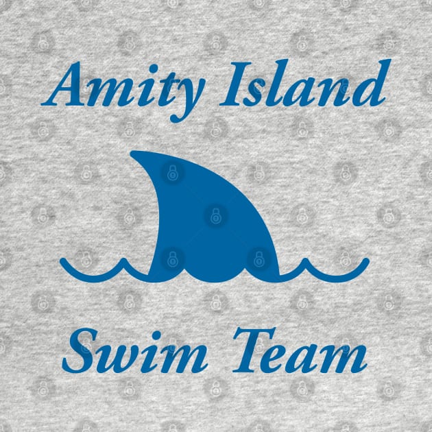 Amity Island Swim Team Blue by Karma Chameleon